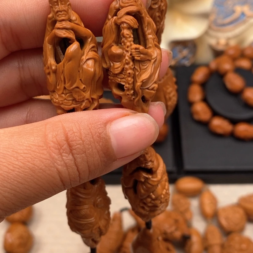 【闪购商品】橄榄核手串橄榄手工雕刻工艺