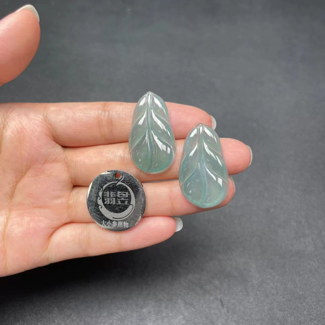 翡昱-N06-44312-天然A货翡翠吊坠绑绳/-多样性发其一-C