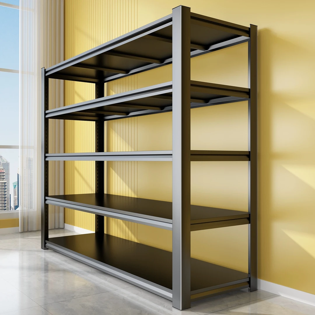 家用货架置物架多层落地仓库阳台储藏室厨房铁架子超市钢制收纳架