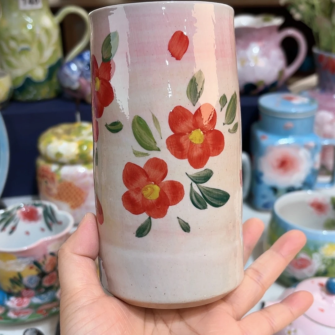 景德镇手绘高温釉下彩陶瓷茶具