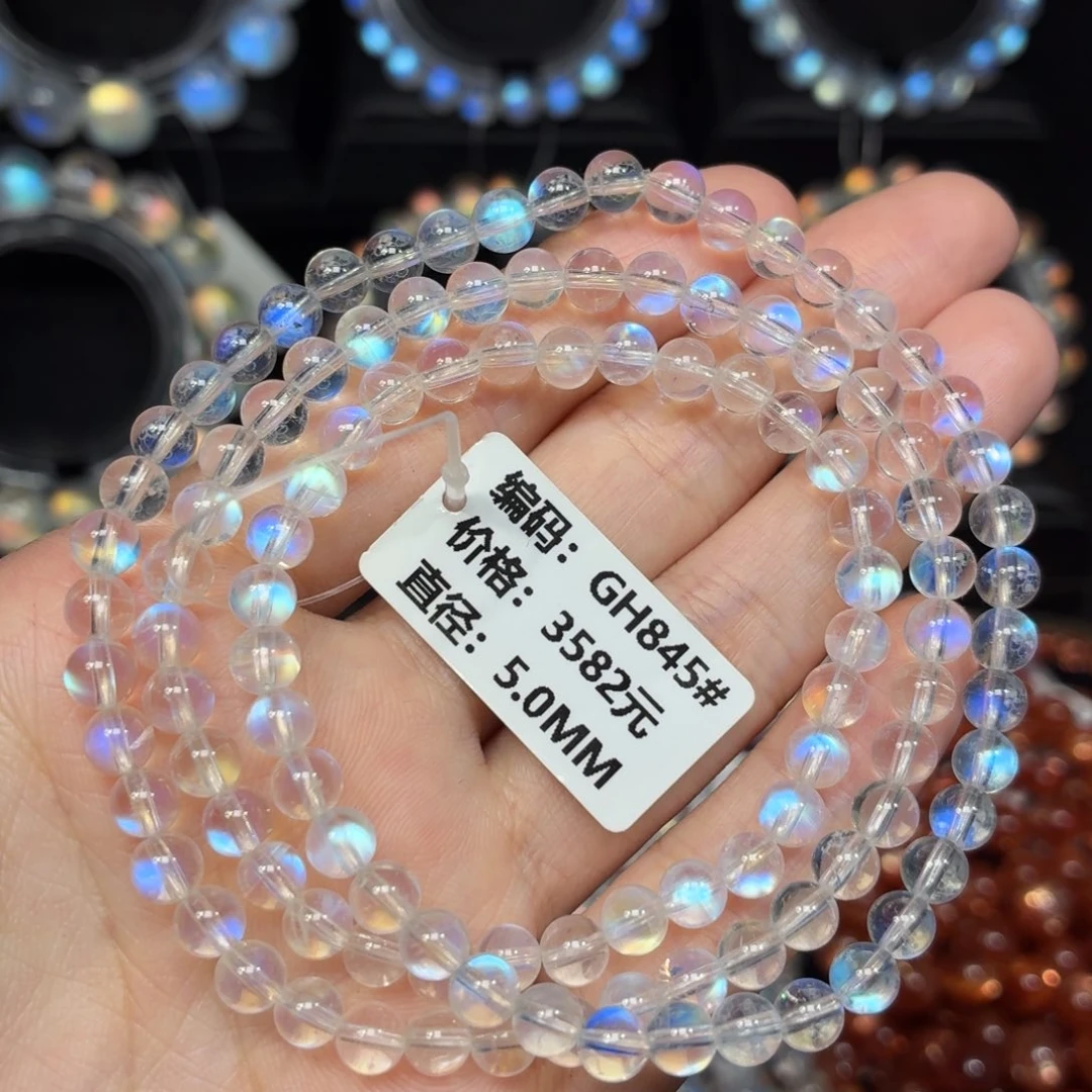 月光石手链未镶嵌GH845#5mm