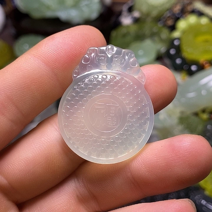 岫玉未镶嵌岫玉颈饰