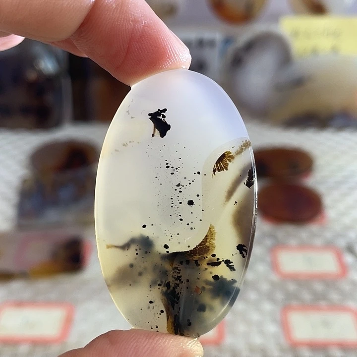 玛瑙/玉髓合金颈饰