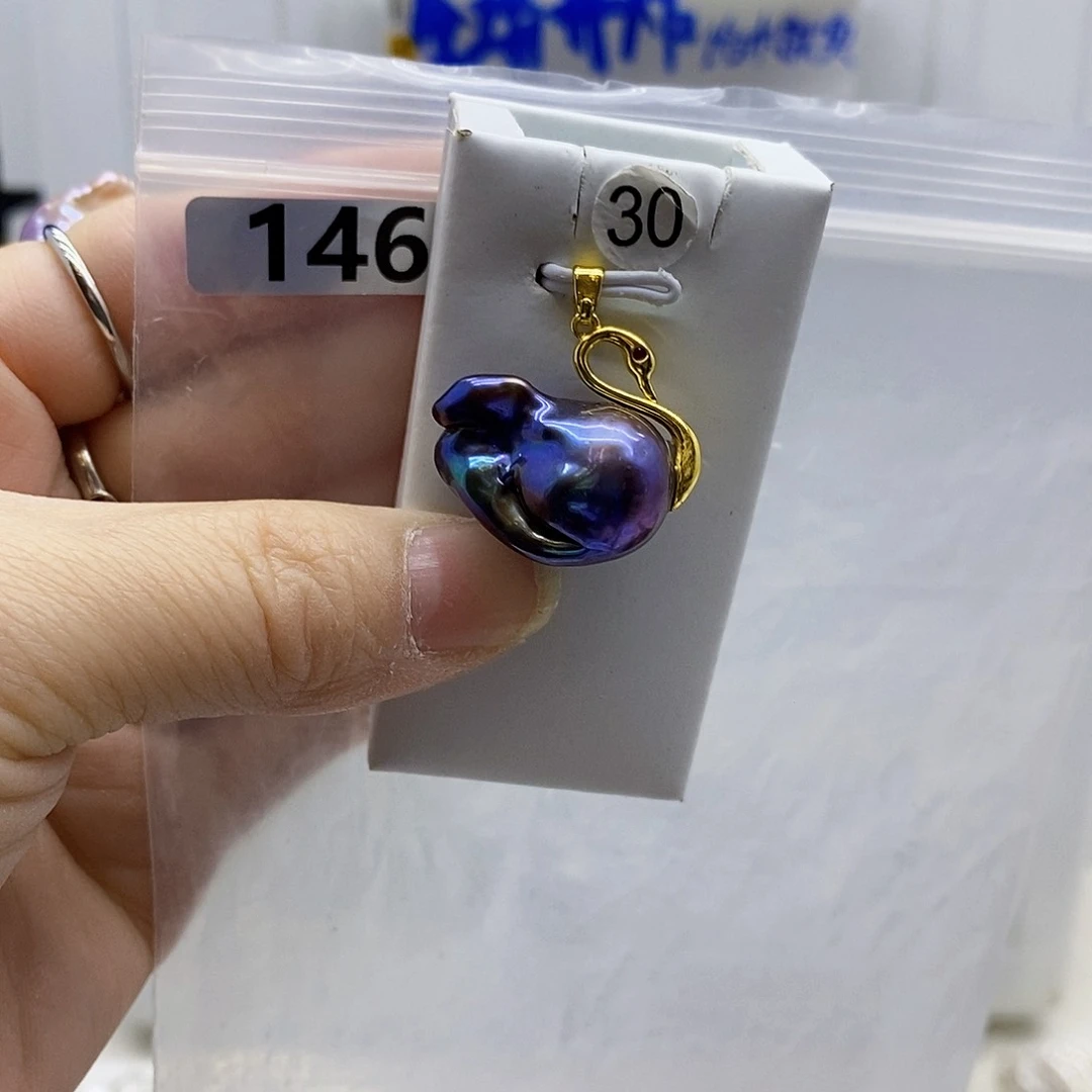 颈饰合金淡水珍珠