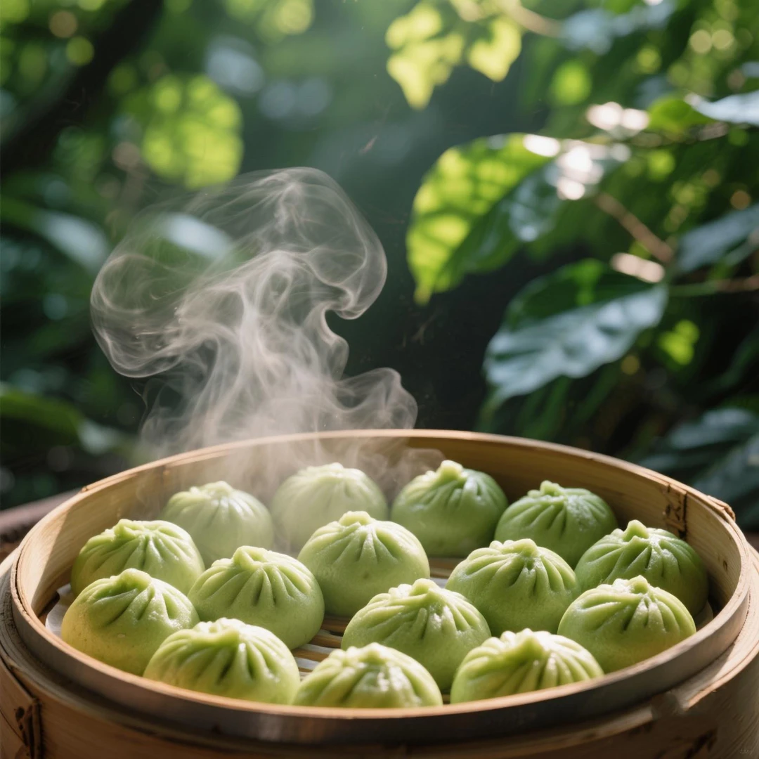 斑斓鲜肉小笼包（1斤装）500g（约19-20个）次日达包邮早餐包子广式早茶