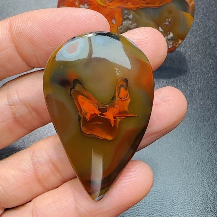 玛瑙/玉髓战国红未镶嵌维*