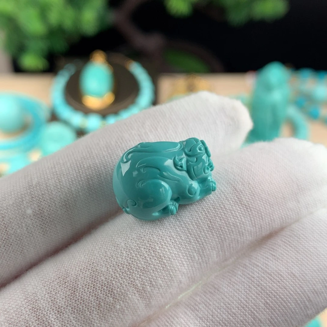 绿松石配珠卡18.5未镶嵌