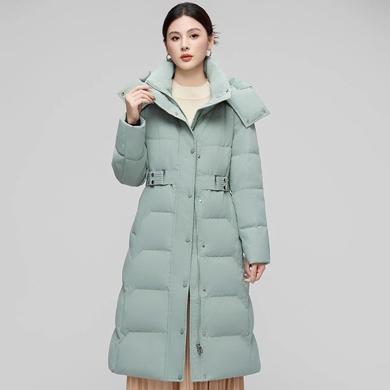 反季服女长款过膝冬季新款韩版小个子加厚棉衣大码外套潮