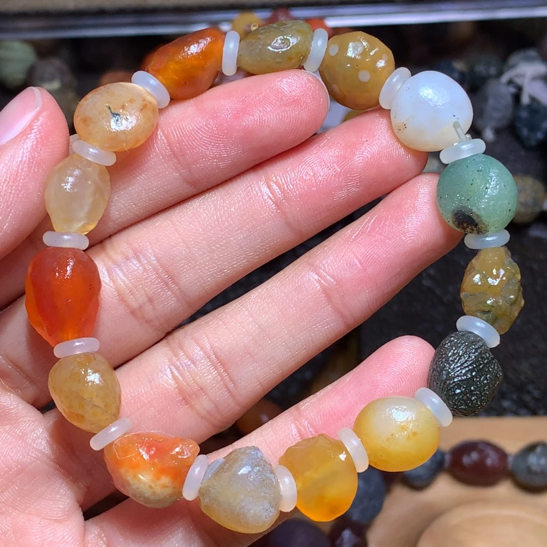 未镶嵌玛瑙/玉髓珠宝半成品