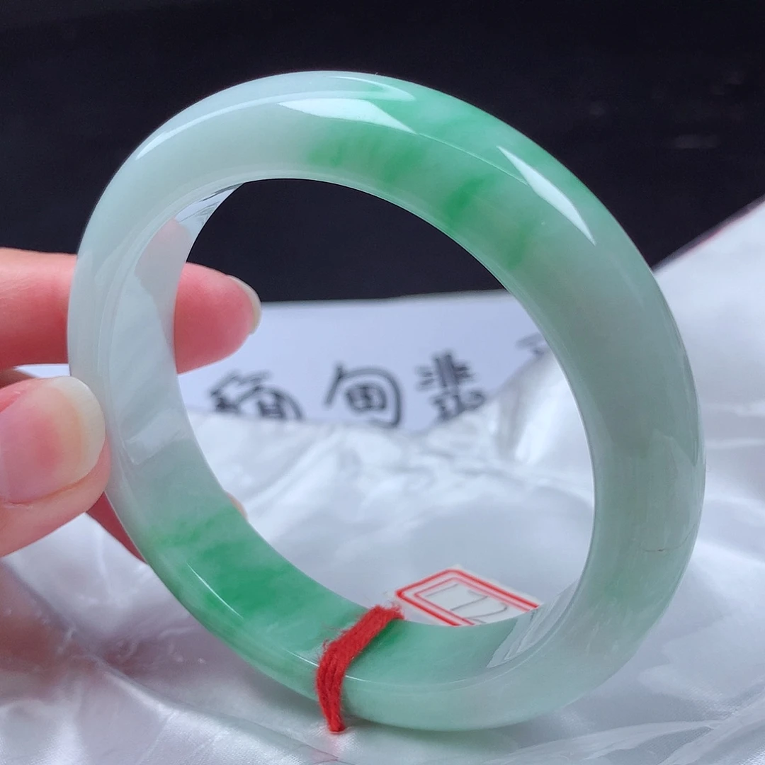 翡翠未镶嵌手镯59圈s1720