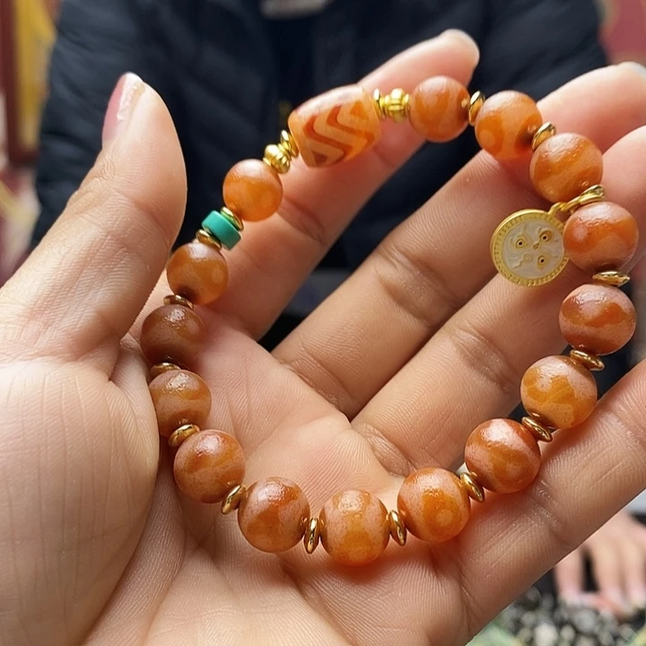 玛瑙/玉髓合金颈饰