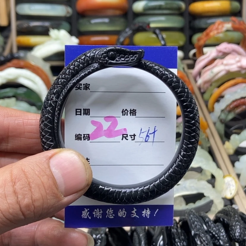 【闪购商品】蛇纹石玉手镯未镶嵌?****”