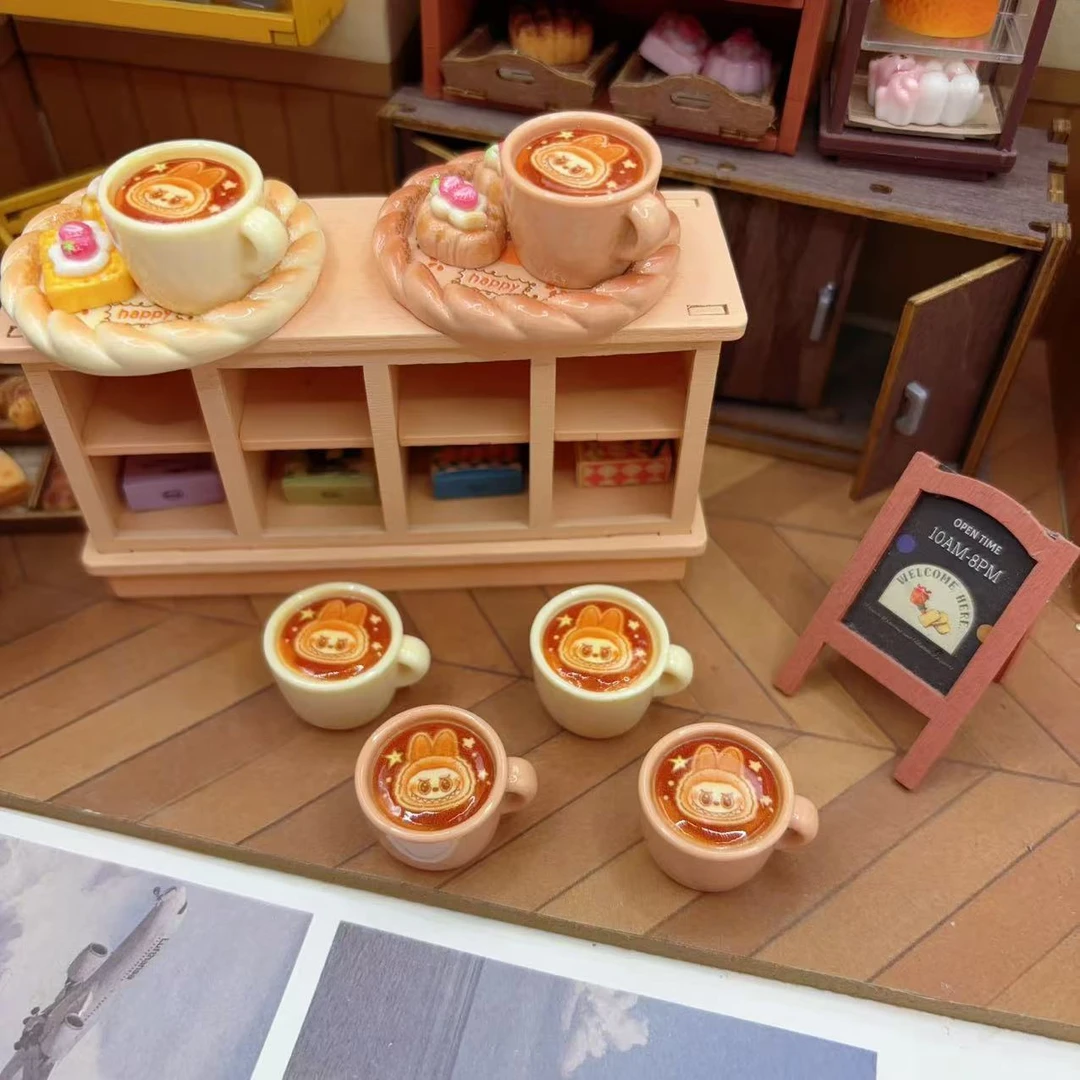 【LABUBU拉花咖啡杯】定制DIY手机饰品配件创意可爱