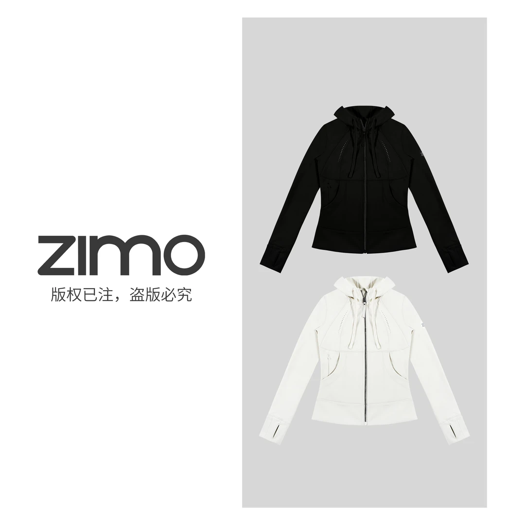 空气层软壳拉链外套064-zimo-瑜伽健身瑜伽服健服YFWT064