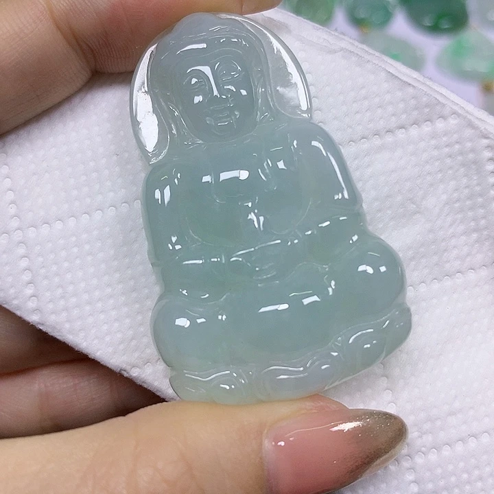 翡翠未镶嵌颈饰挂件
