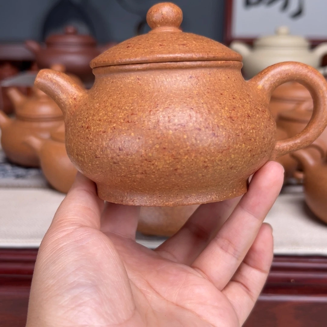茶壶紫砂梨皮黄的230