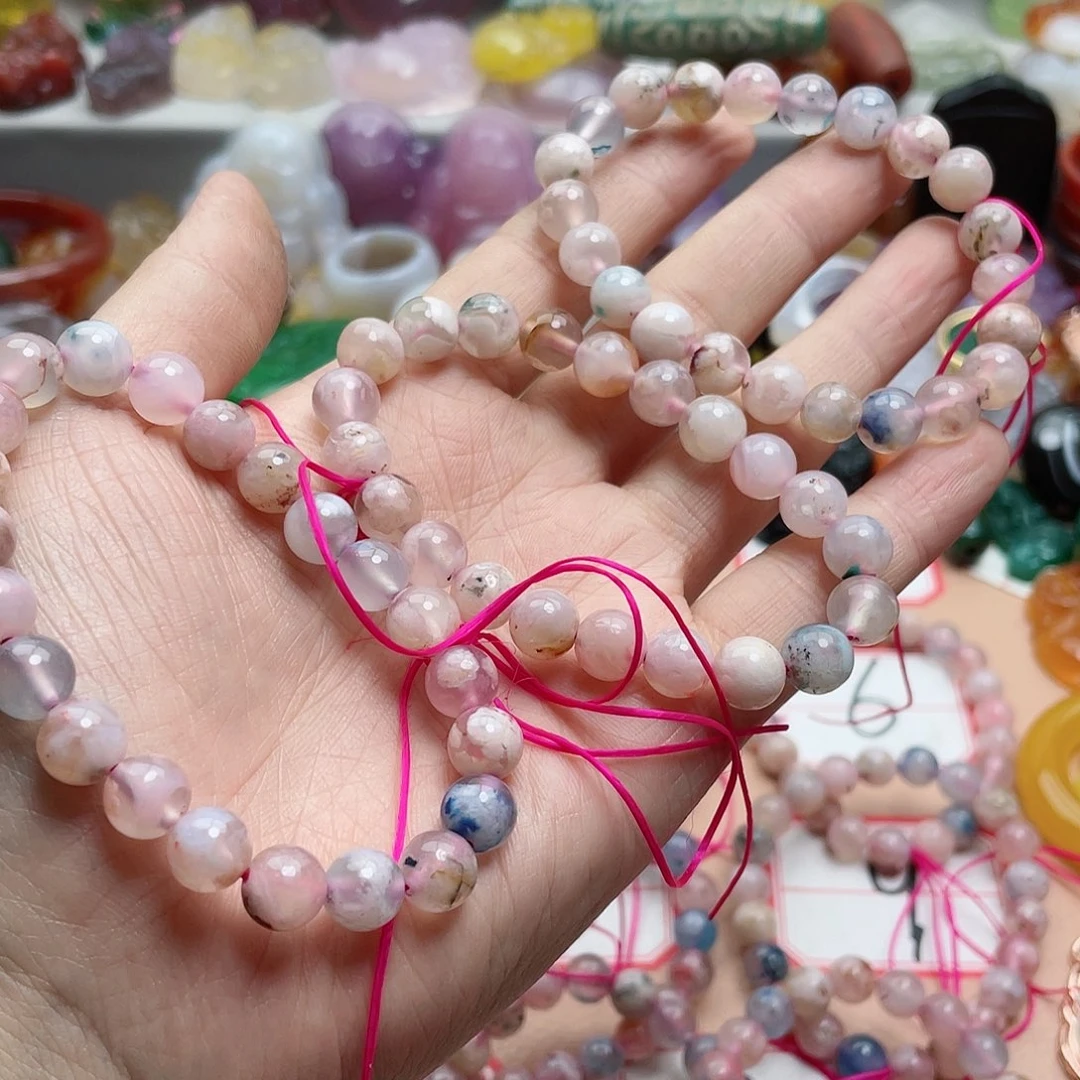 玛瑙/玉髓颈饰合金卡****搭