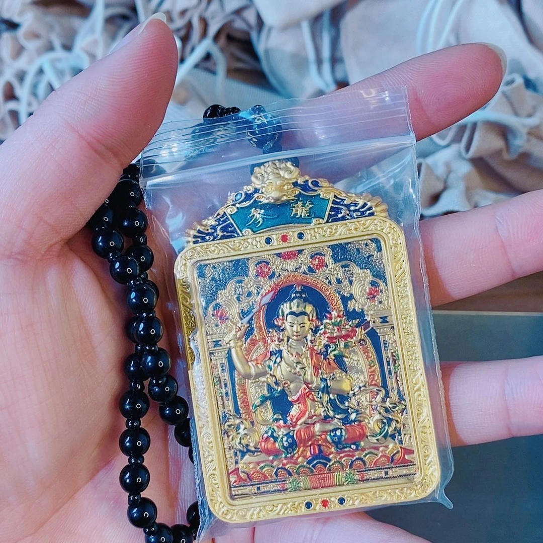 花岗石铁合金双面文殊