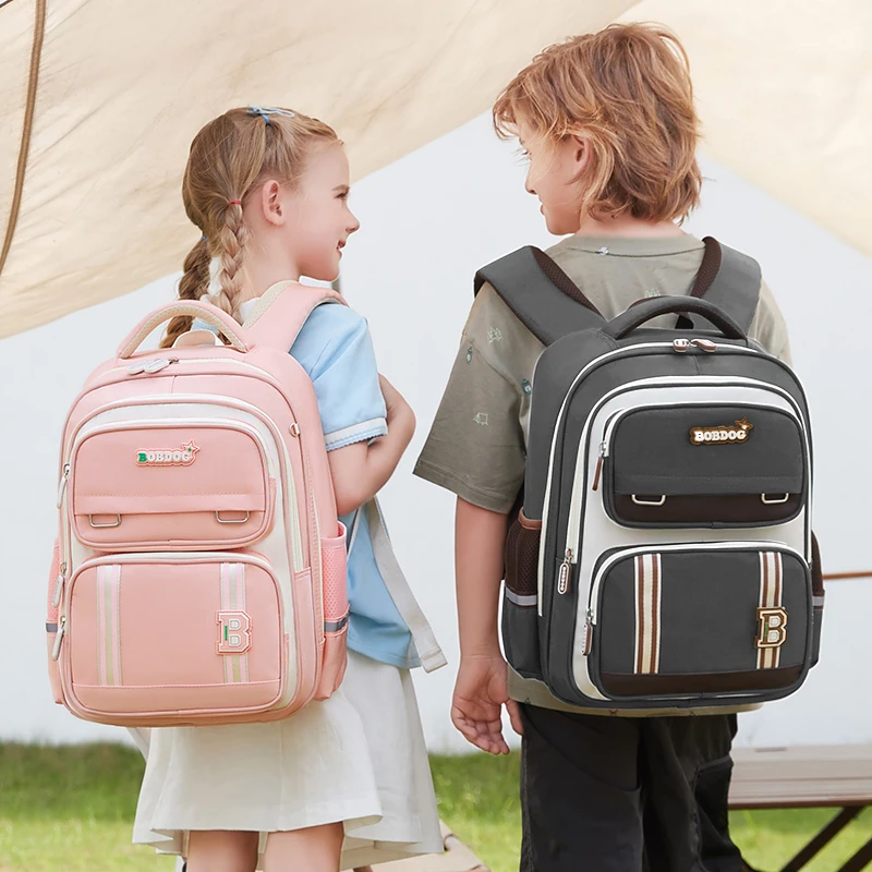 巴布豆书包小学生1-3年级6年级 儿童背包双肩背包护脊减负男女童