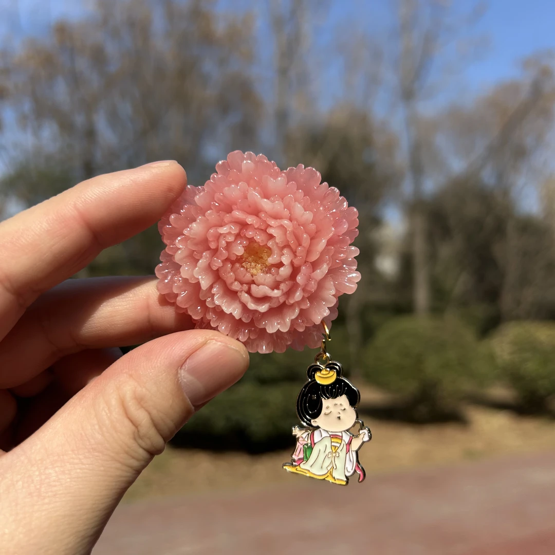 洛阳牡丹冰箱贴花国花礼物文创伴手礼博物馆特纪念品礼物送人精美