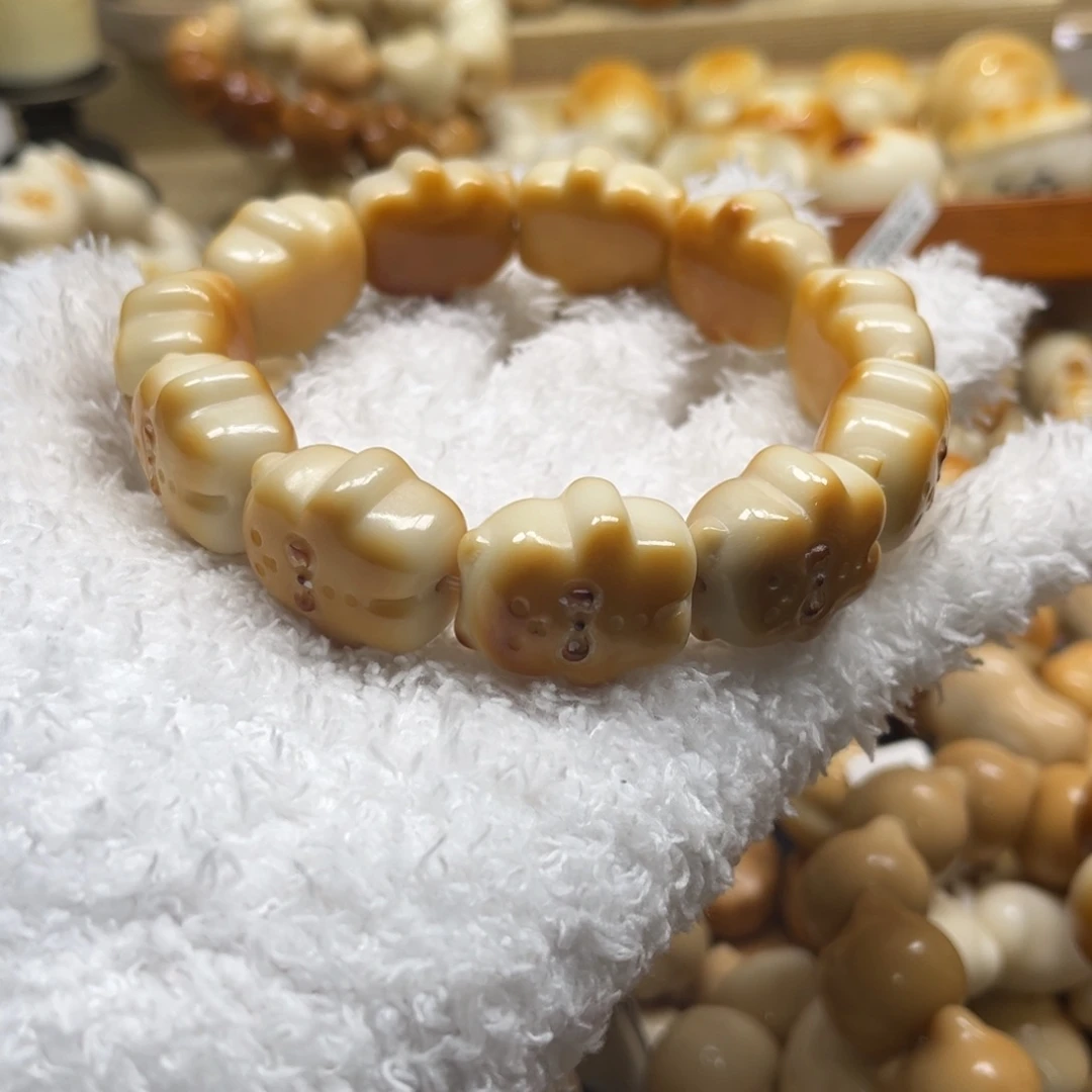 菩提根/象牙果吊坠12.14.50炭烤猫饼微瑕