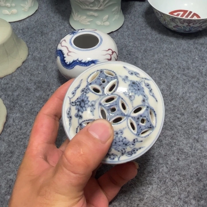 旧***光摆件景德镇陶瓷艺术品