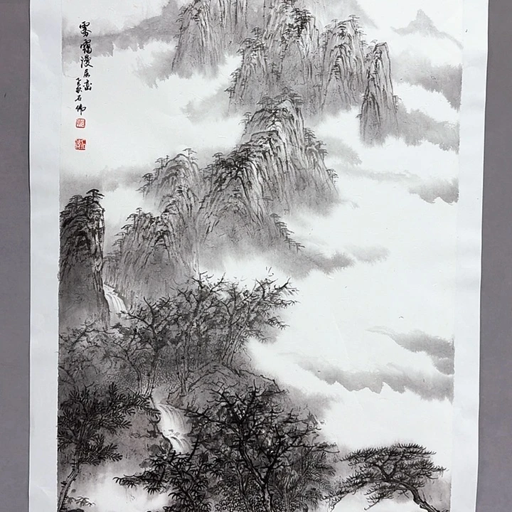 国画亲笔手绘放心去藏