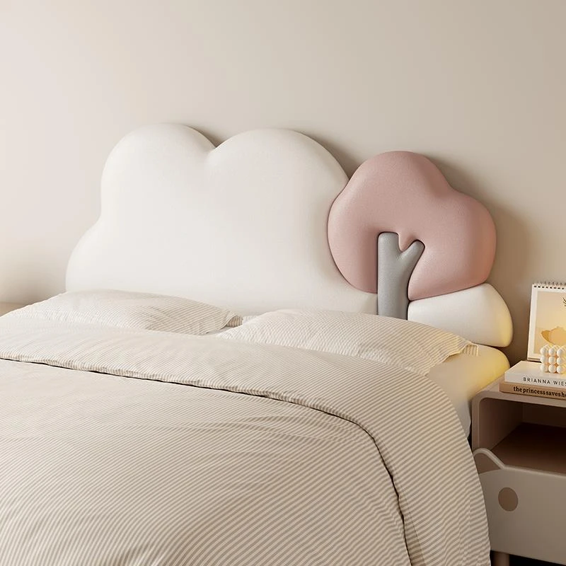 日本精选小云朵床头软包靠背垫儿童房专用靠垫2025新款防撞靠枕