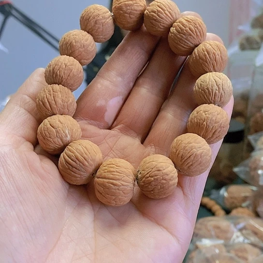 【闪购商品】把件文玩核桃凤羽手串