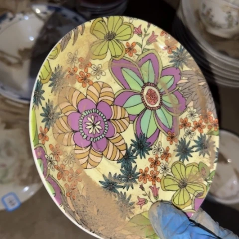 瓷片国营厂库存微瑕15厘米