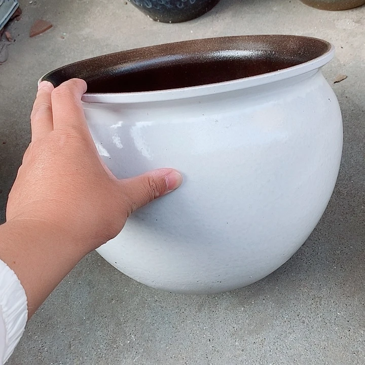 紫砂花盆正品口30高25