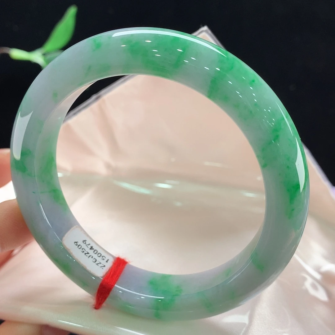 翡翠未镶嵌手镯0479