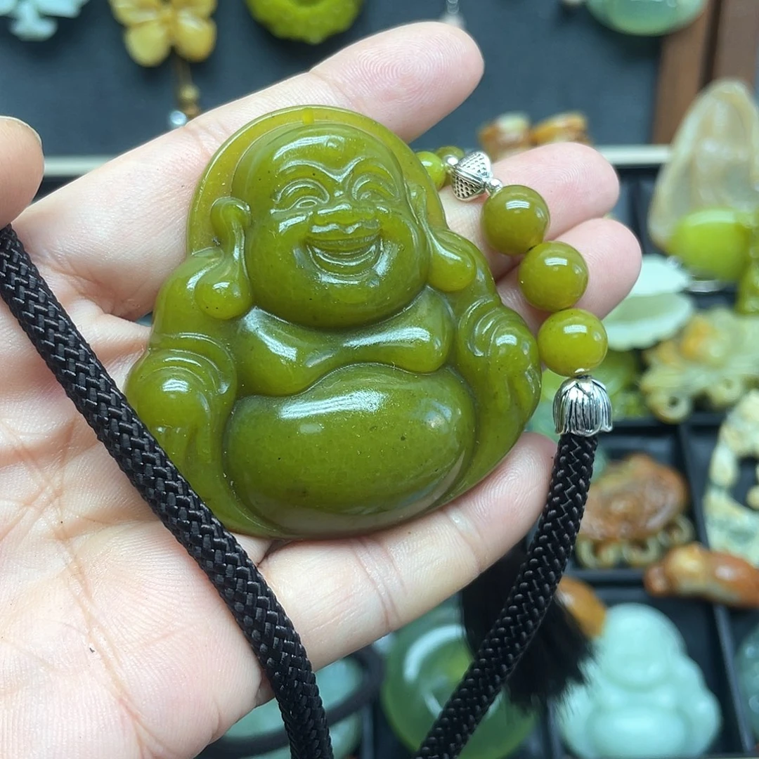 未镶嵌蛇纹石玉颈饰