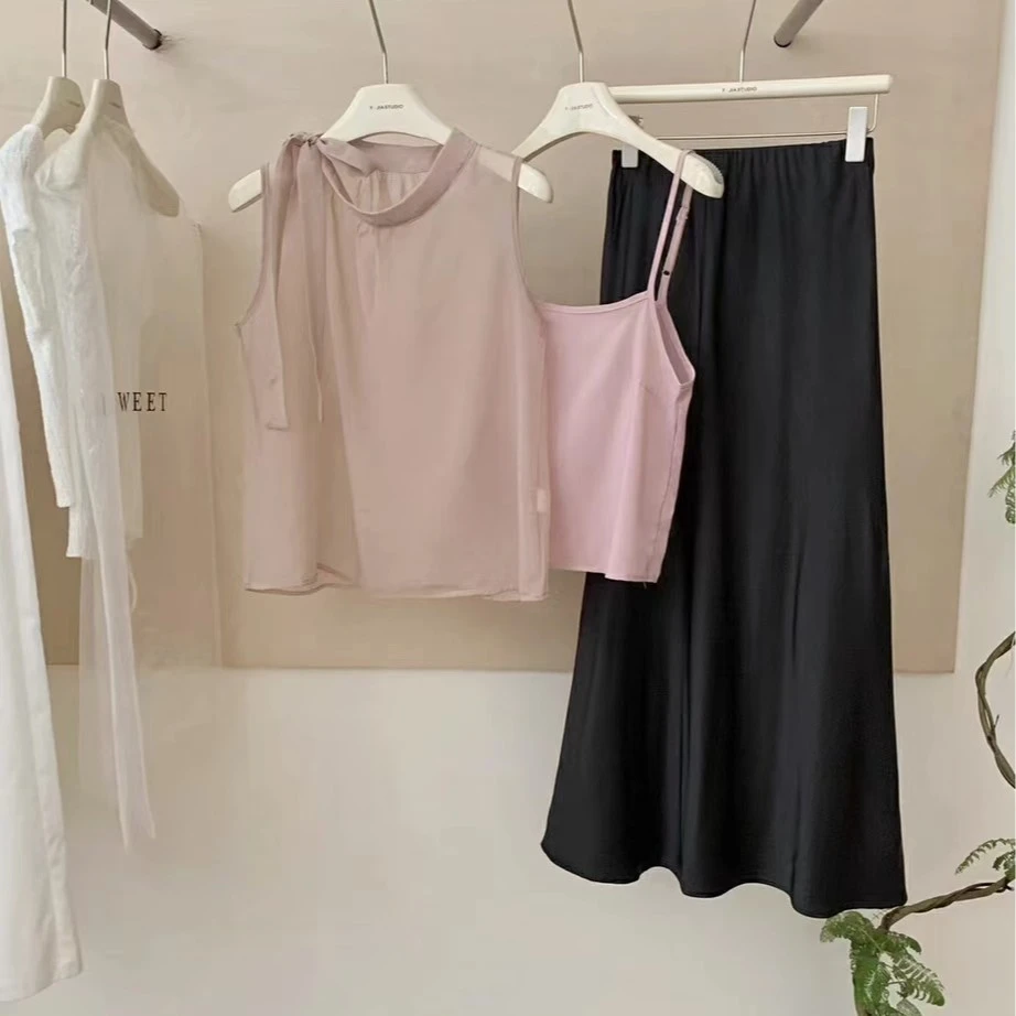 『晚风玫瑰Y』设计款显瘦百搭时尚款休闲上衣套装5796