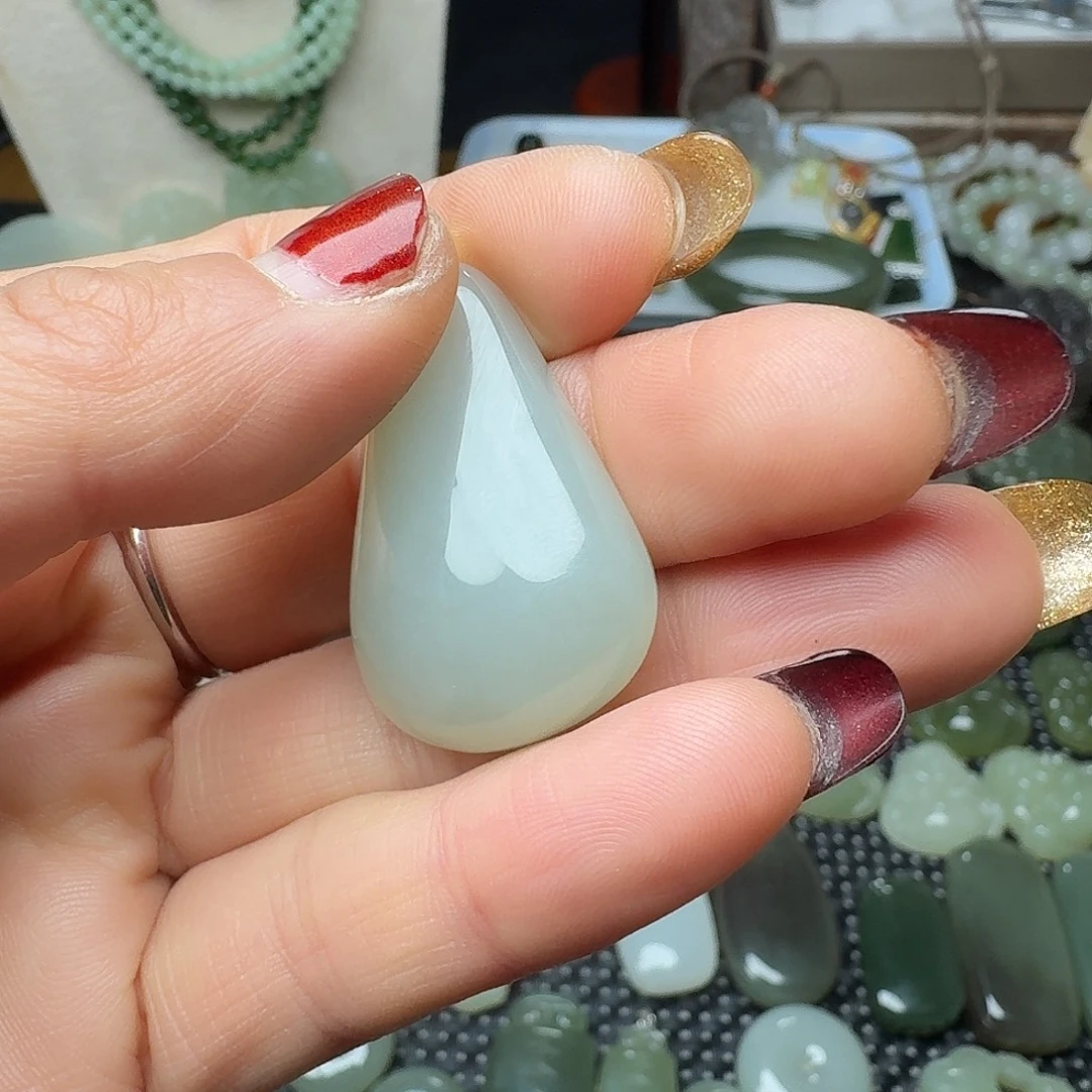 和田玉（青玉）未镶嵌颈饰