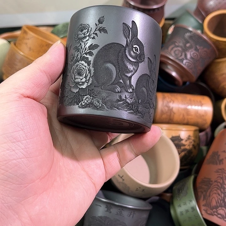 茶杯紫砂全手工紫砂主人杯