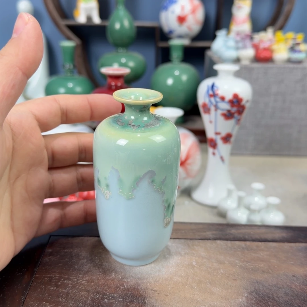 陶瓷手工小花器摆件
