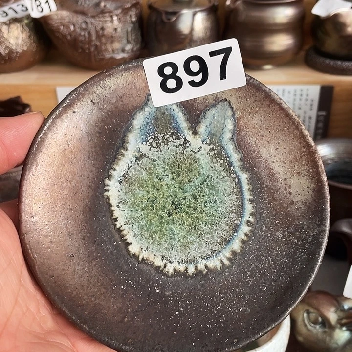 茶杯紫砂柴烧纯手工897