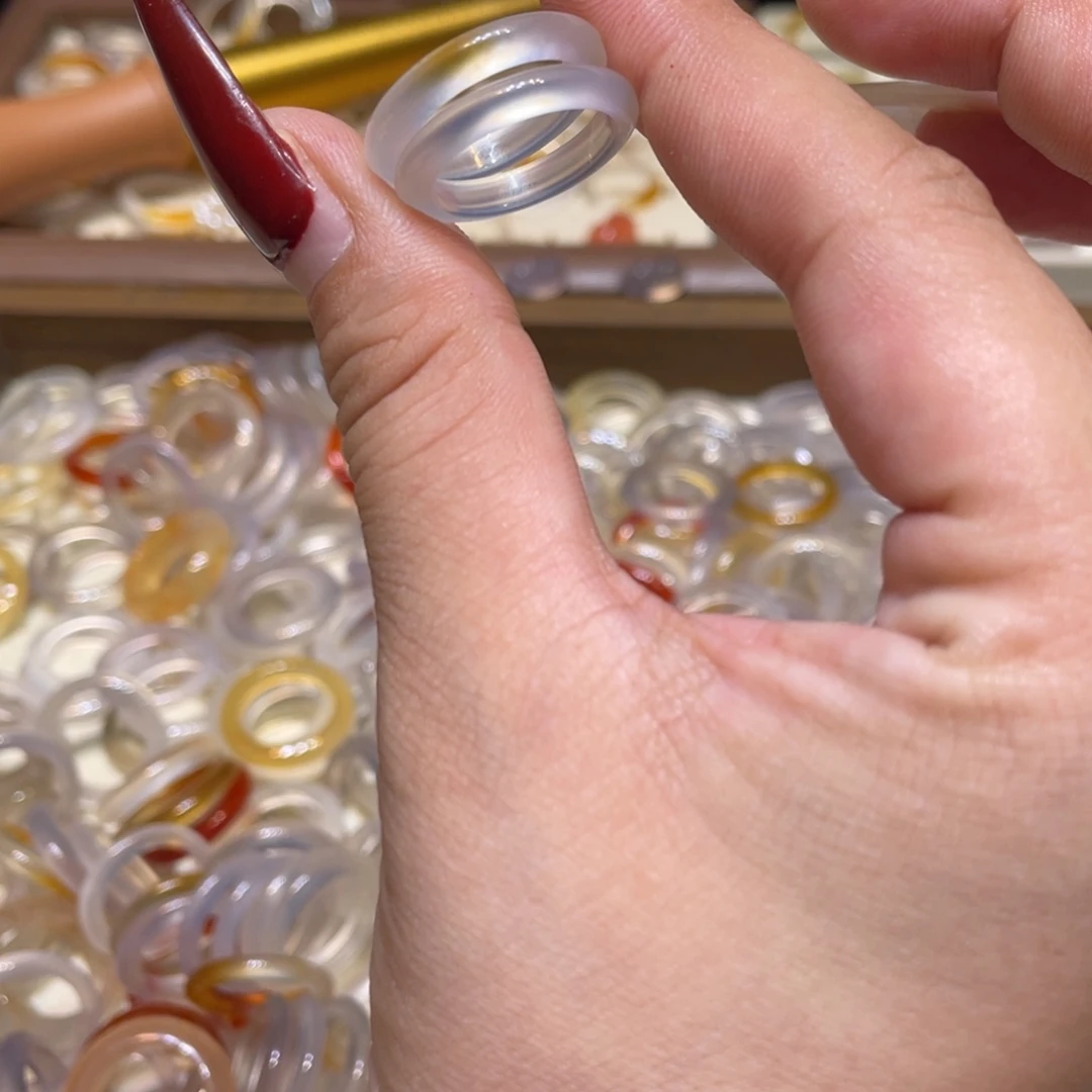 未镶嵌戒指玛瑙/玉髓54号港11