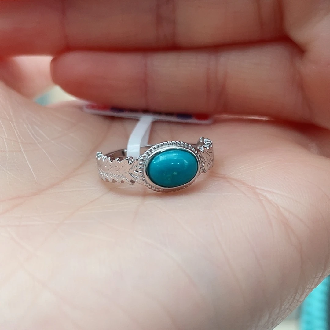 绿松石颈饰银S925镶嵌