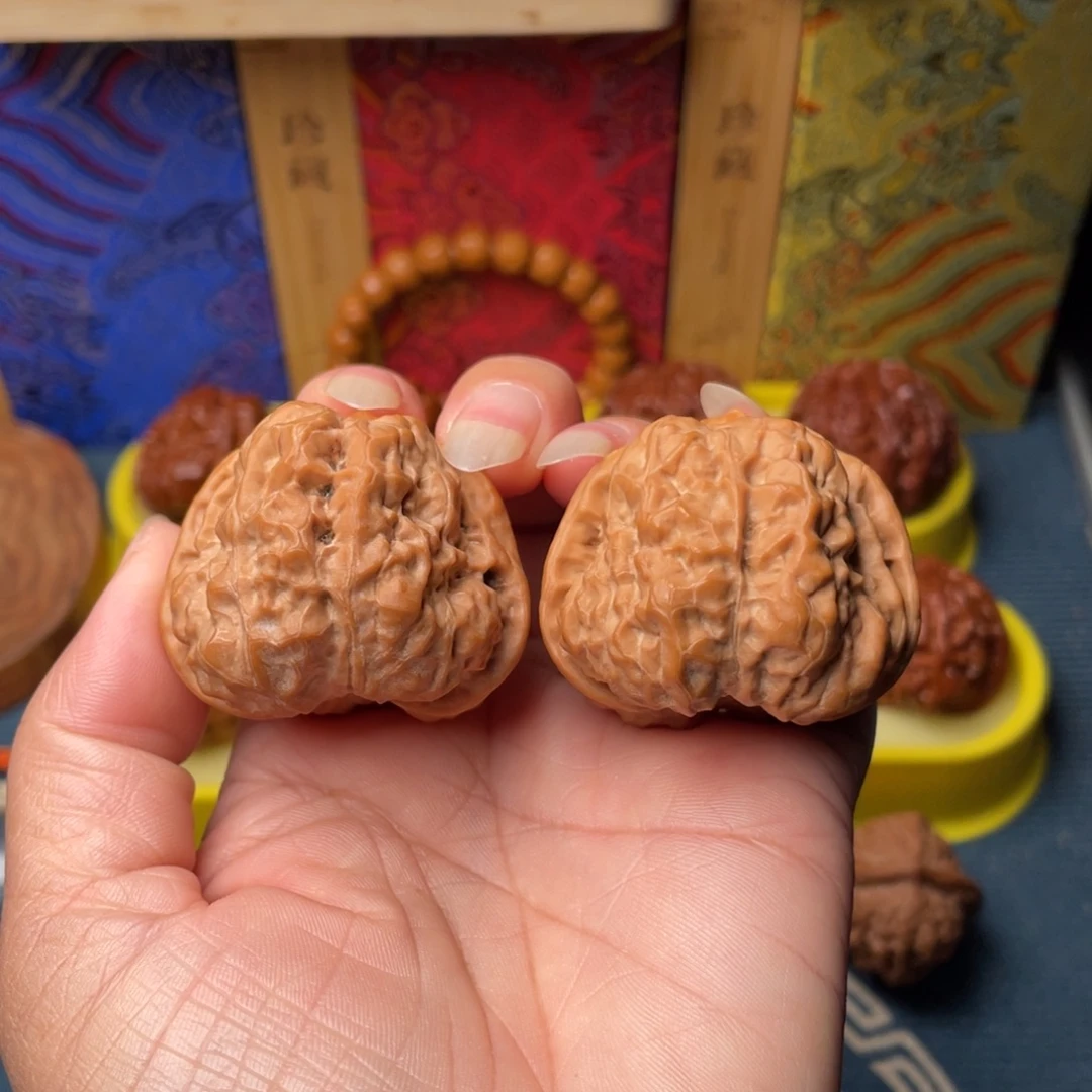 文玩核桃把件42蛤蟆头