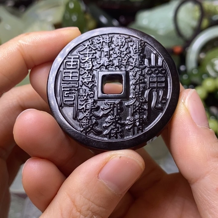 岫玉天然岫玉挂件未镶嵌子**豪