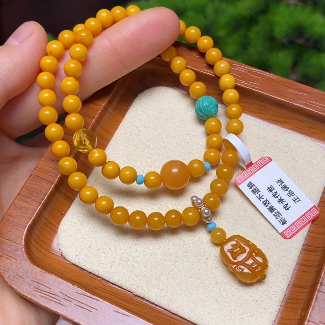 【闪购商品】未镶嵌蜜蜡手链手串