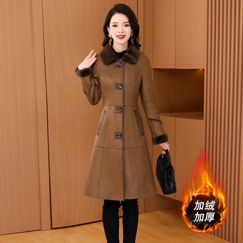 【外套】23930泓澄茂冬季新款优雅气质时尚大气休闲修身显瘦外套