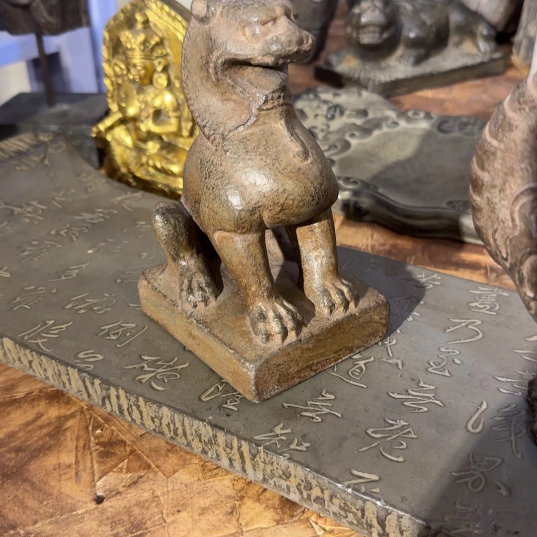 徐***叔石材高端复古摆件