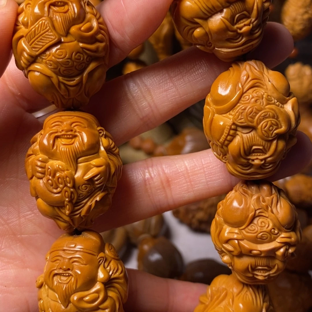 牙***疼手串/手链橄榄核八大财神精品
