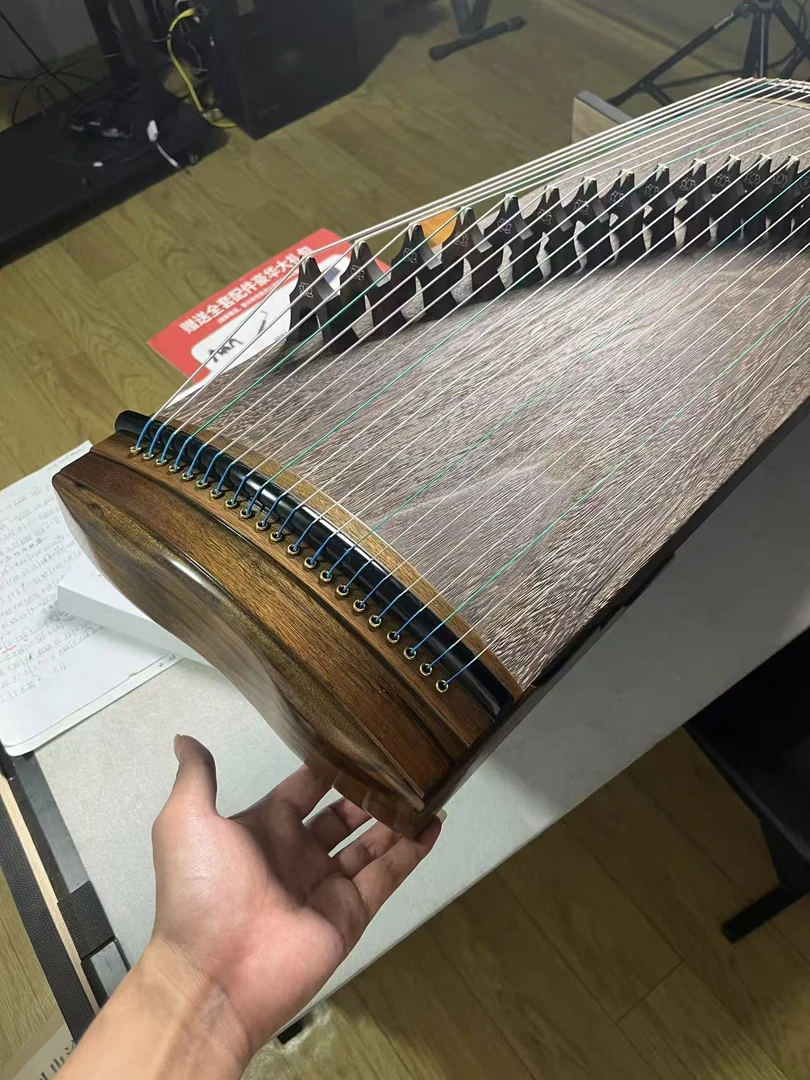 《流光》1米整挖便携小古筝楠木入门考级实木专业定制包邮