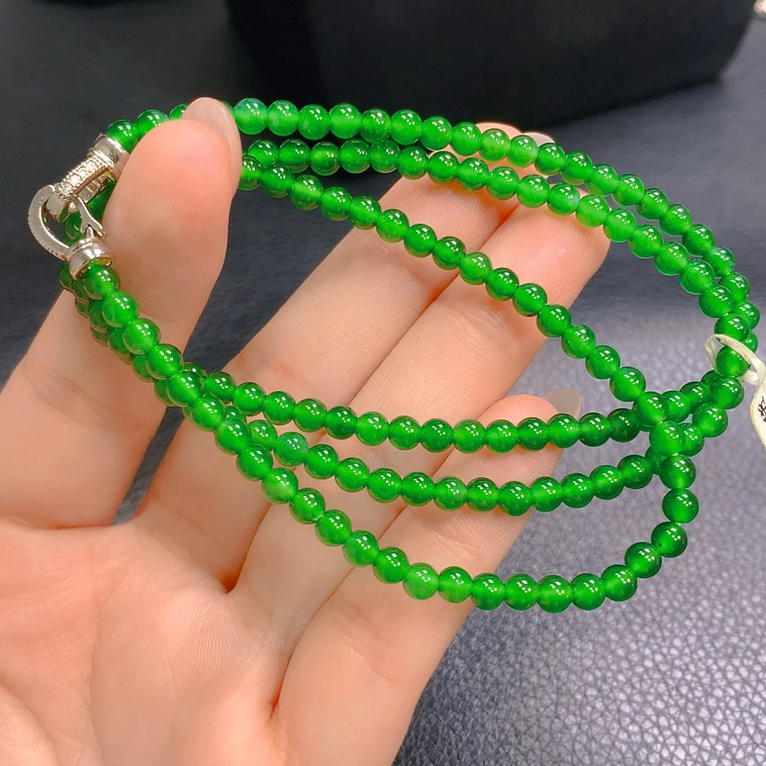 翡翠未镶嵌吊坠(不含链)项链4