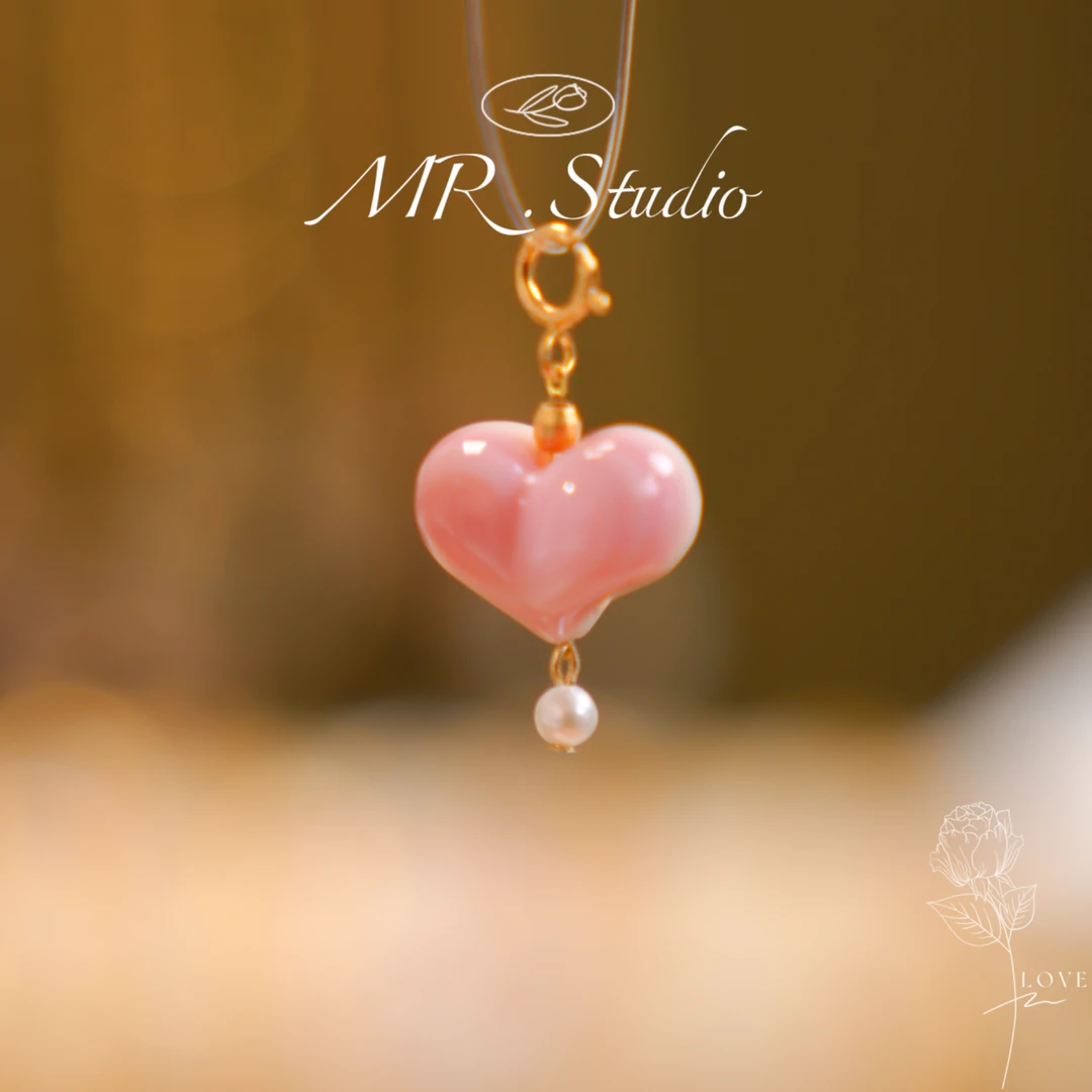 木润【屁桃】S925银蝶贝吊坠