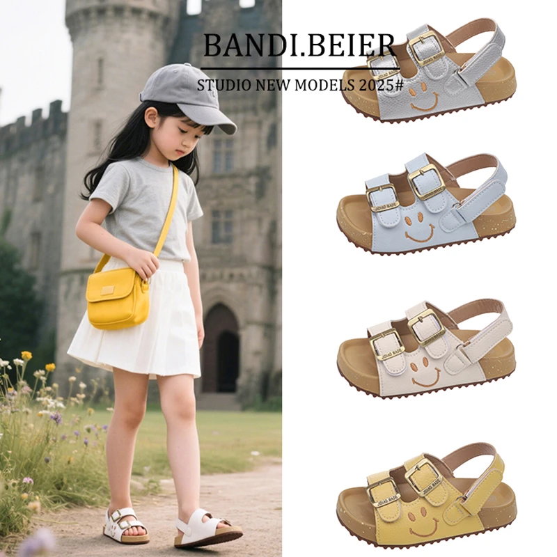 断码清货-儿童凉鞋2025夏季新款女童沙滩鞋软底防滑男童鞋子